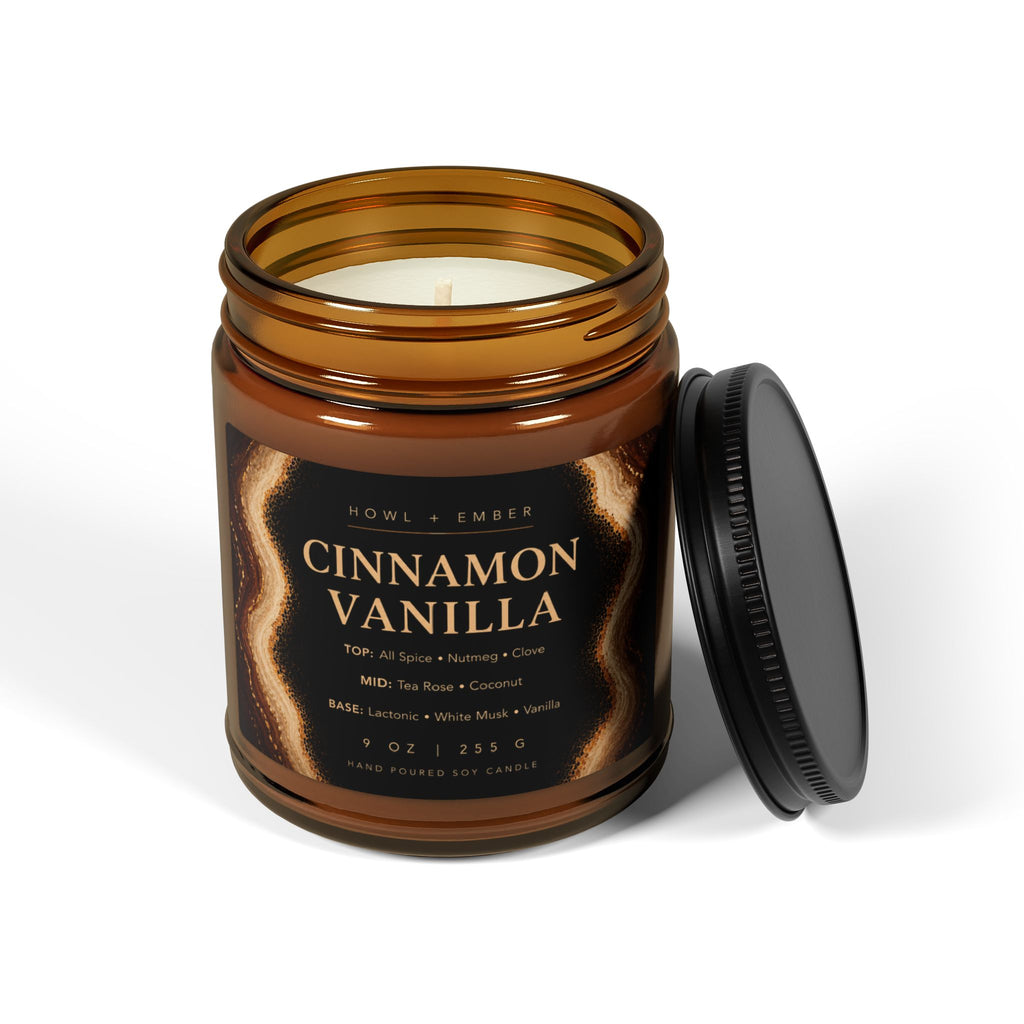Cinnamon Vanilla, 9oz Soy Candle