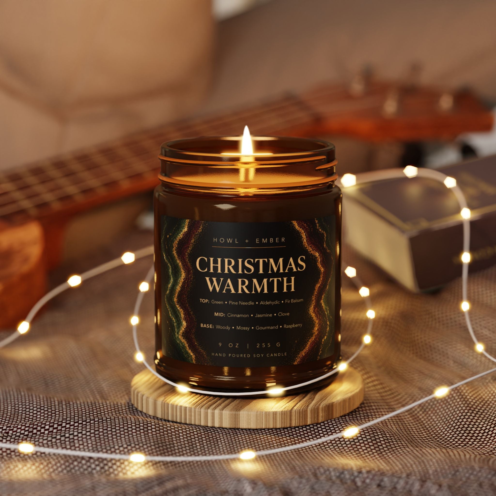 Christmas Warmth, 9oz Soy Candle