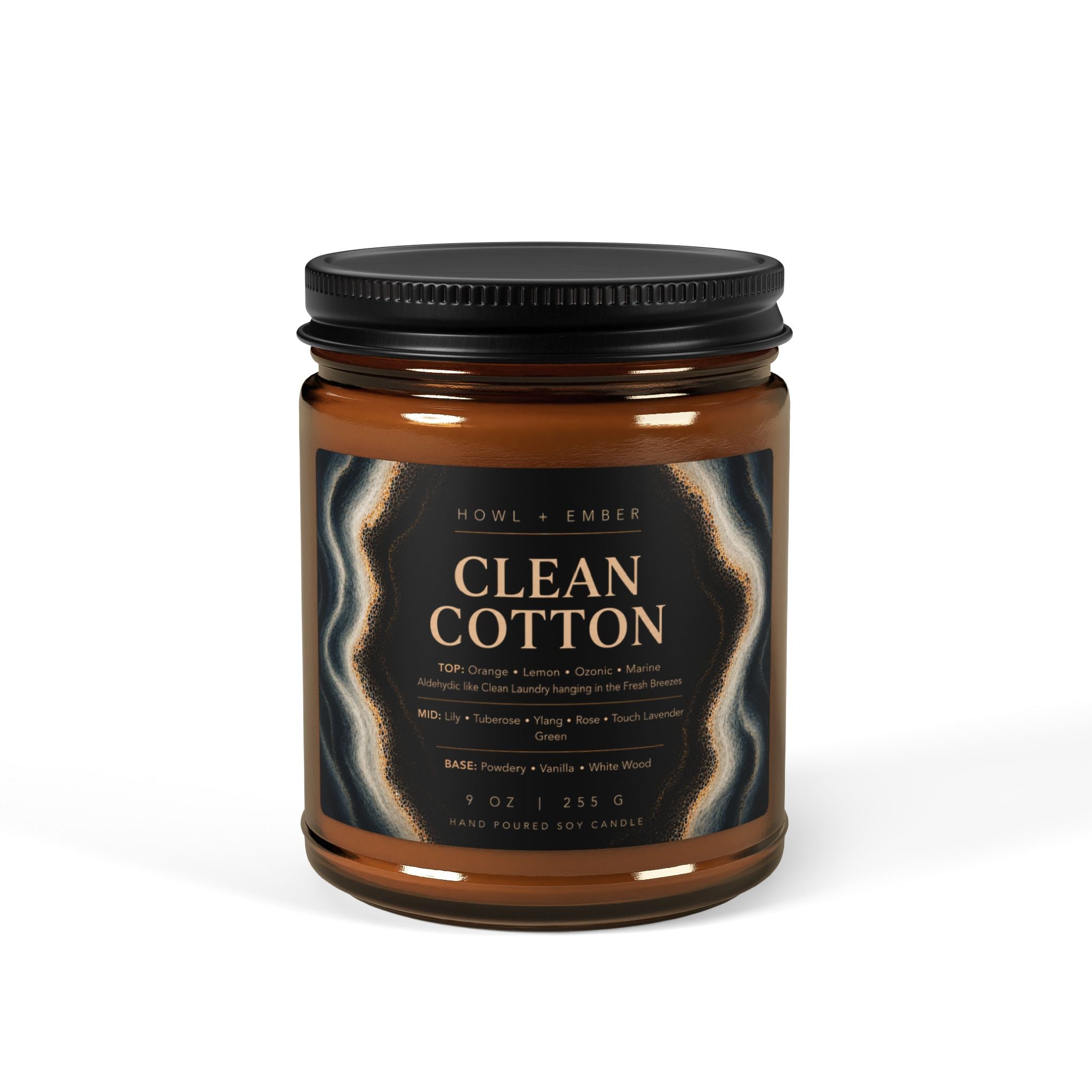 Clean Cotton,9oz Soy Candle