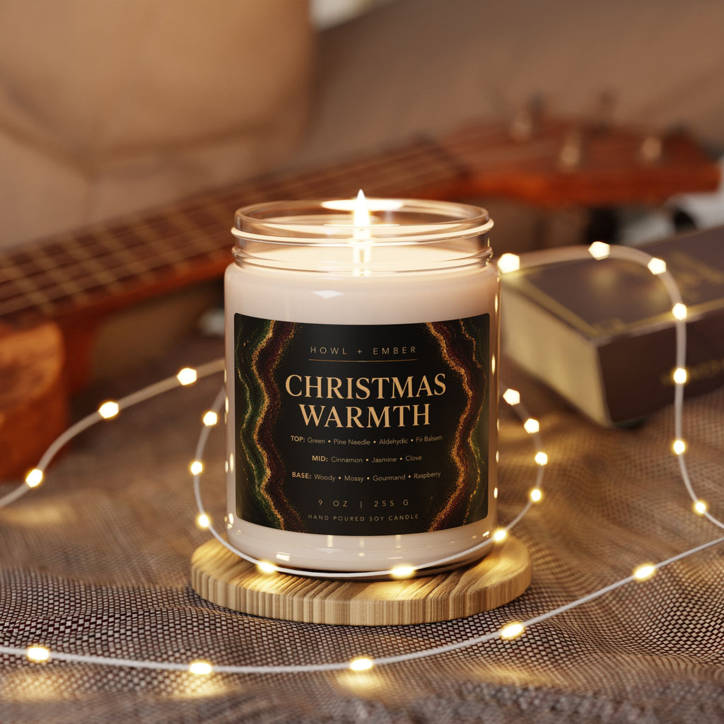 Christmas warmth, 9oz Soy Candle