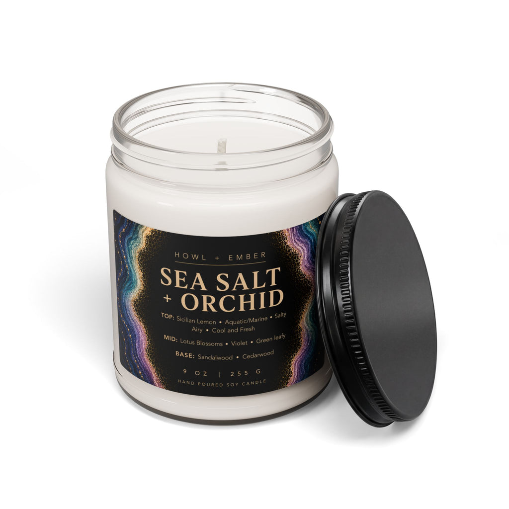Sea Salt + Orchid, 9oz Soy Candle
