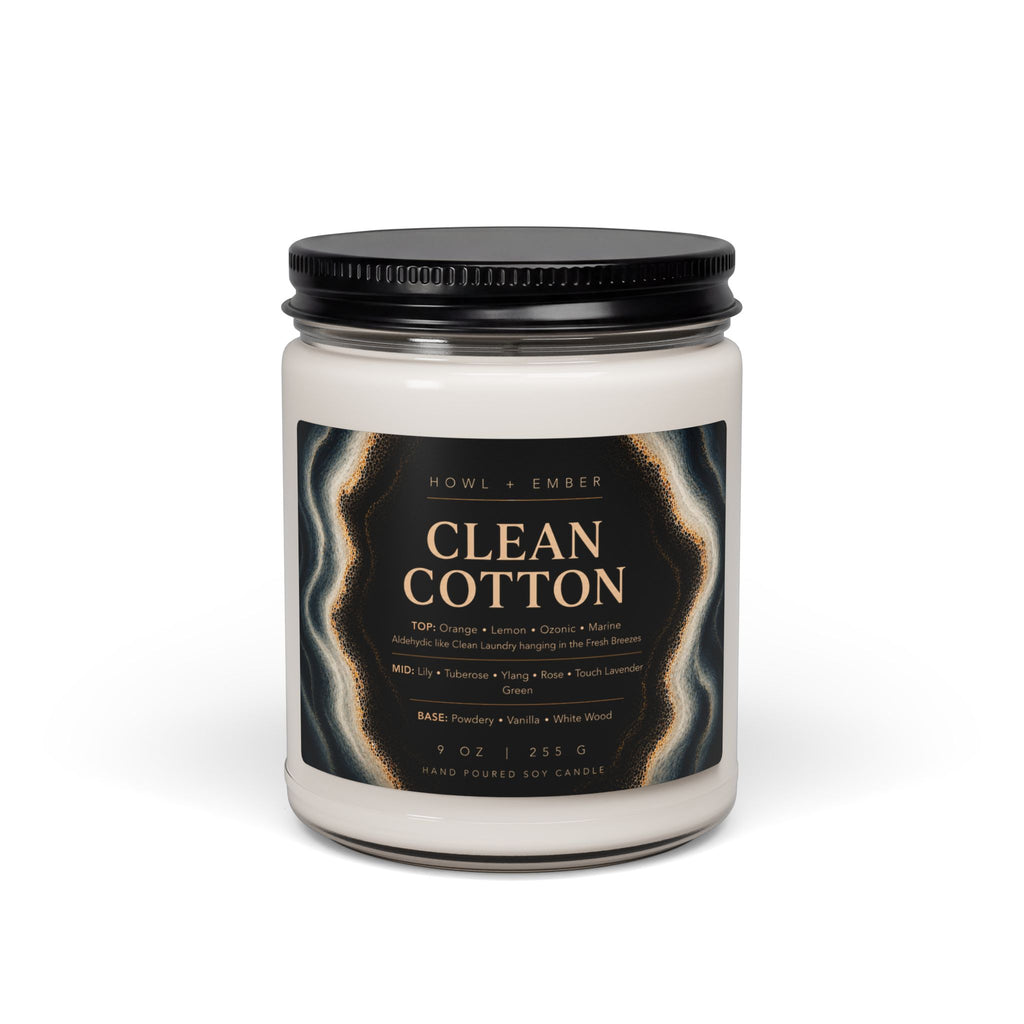 Clean Cotton, 9oz Soy Candle