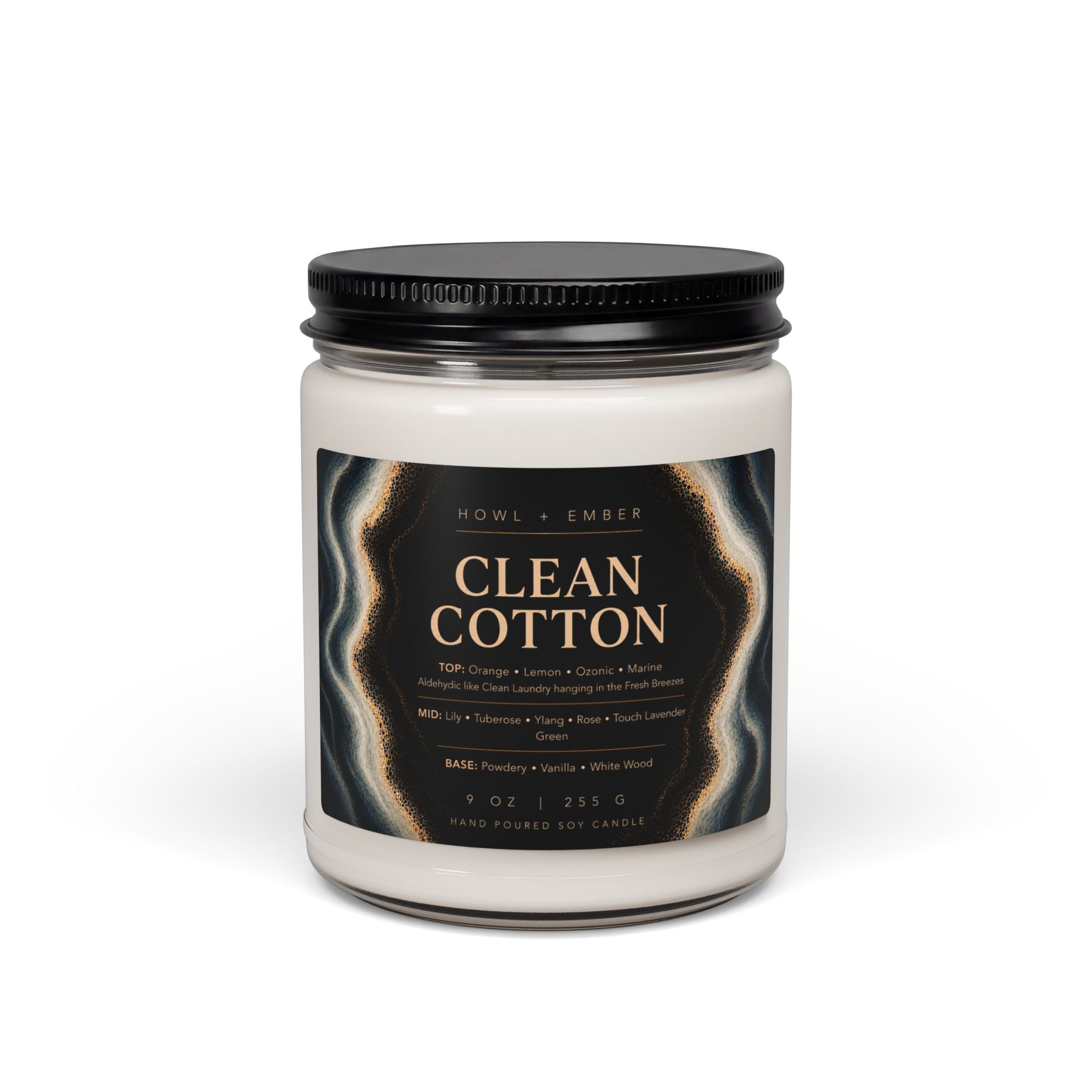 Clean Cotton, 9oz Soy Candle