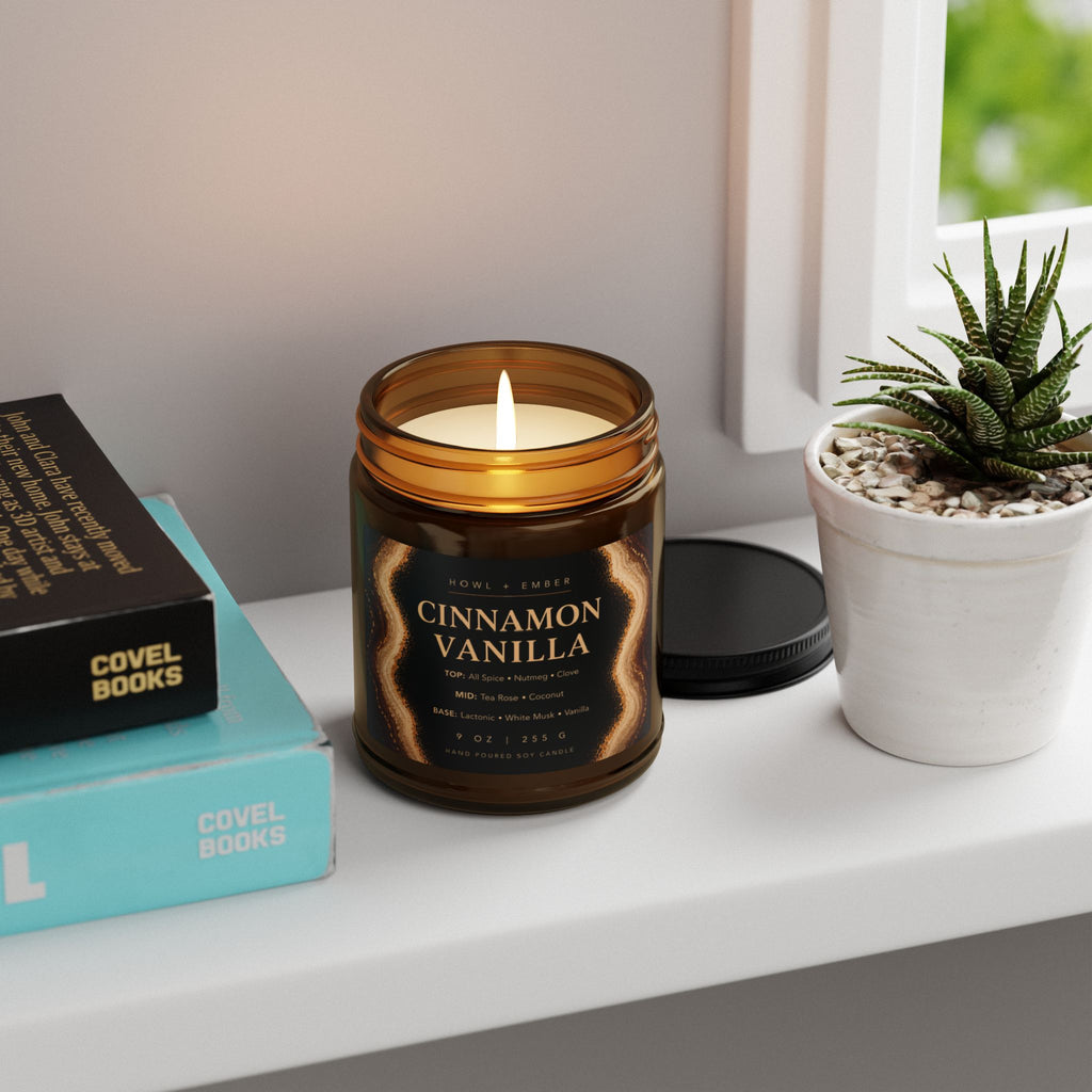 Cinnamon Vanilla, 9oz Soy Candle