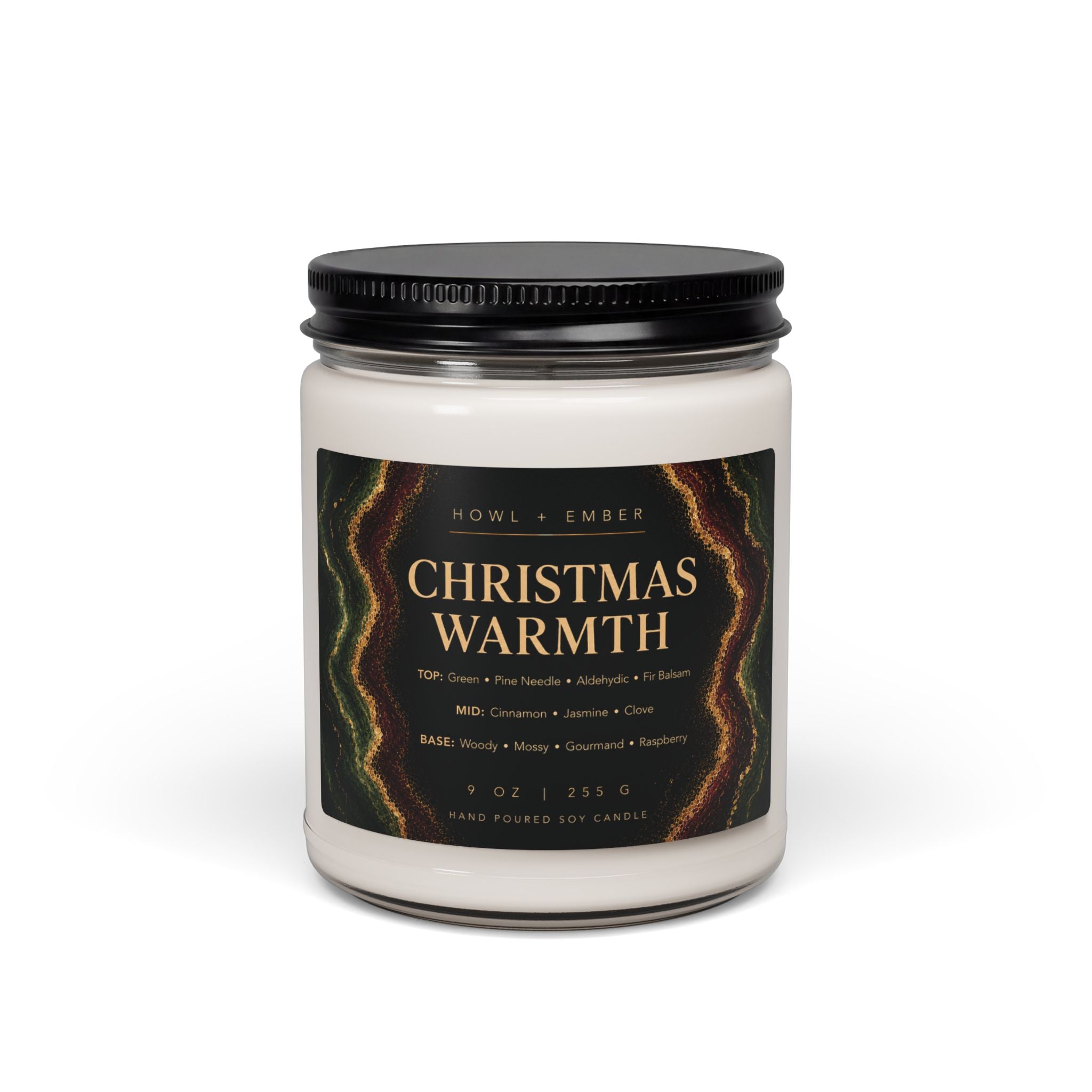 Christmas warmth, 9oz Soy Candle