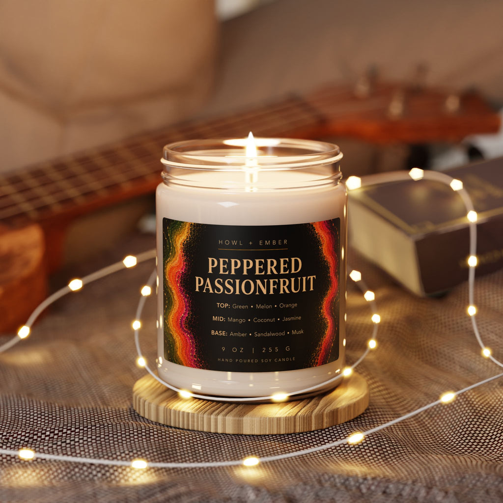Peppered Passionfruit, 9oz soy candle