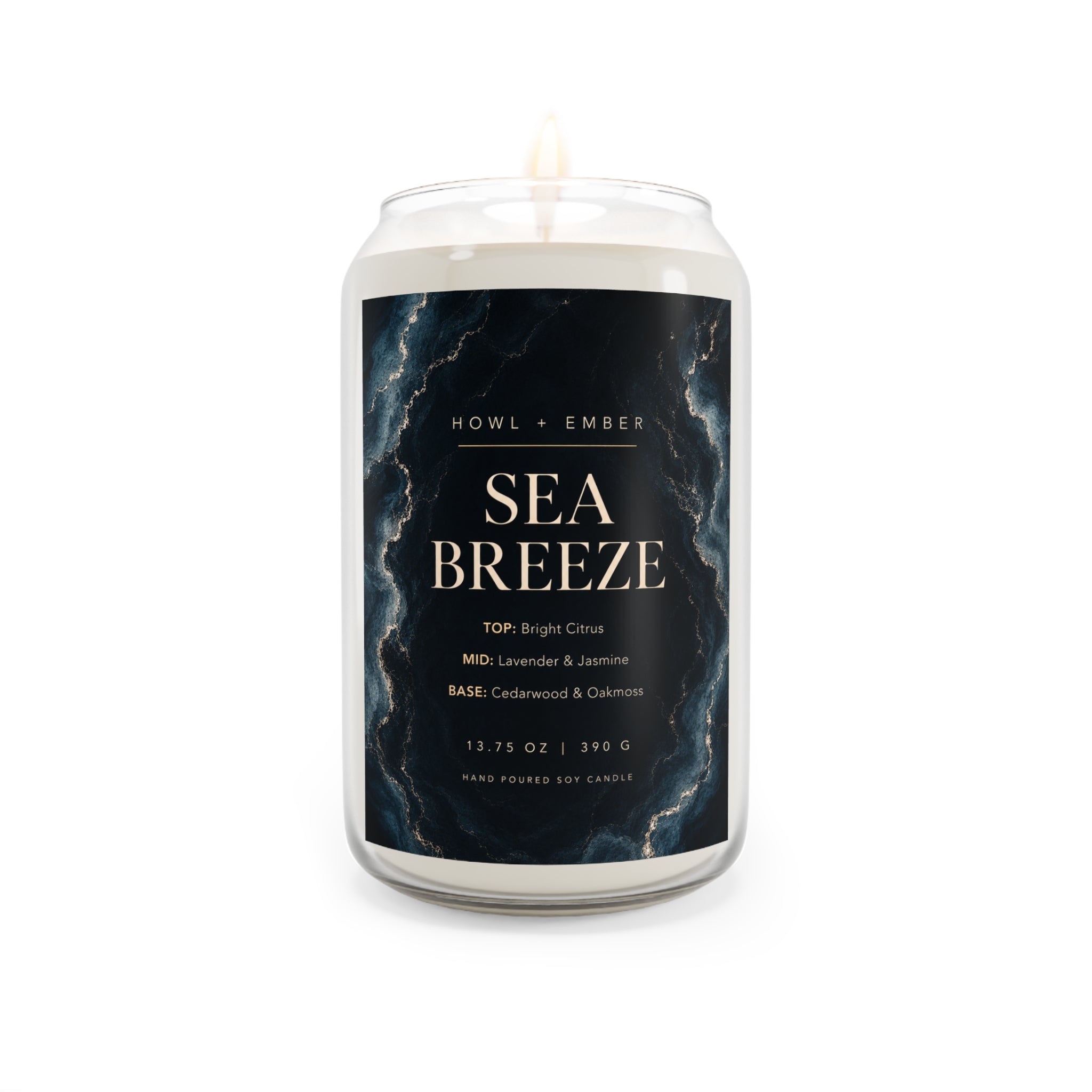 Sea Breeze, 13.75oz Soy Candle