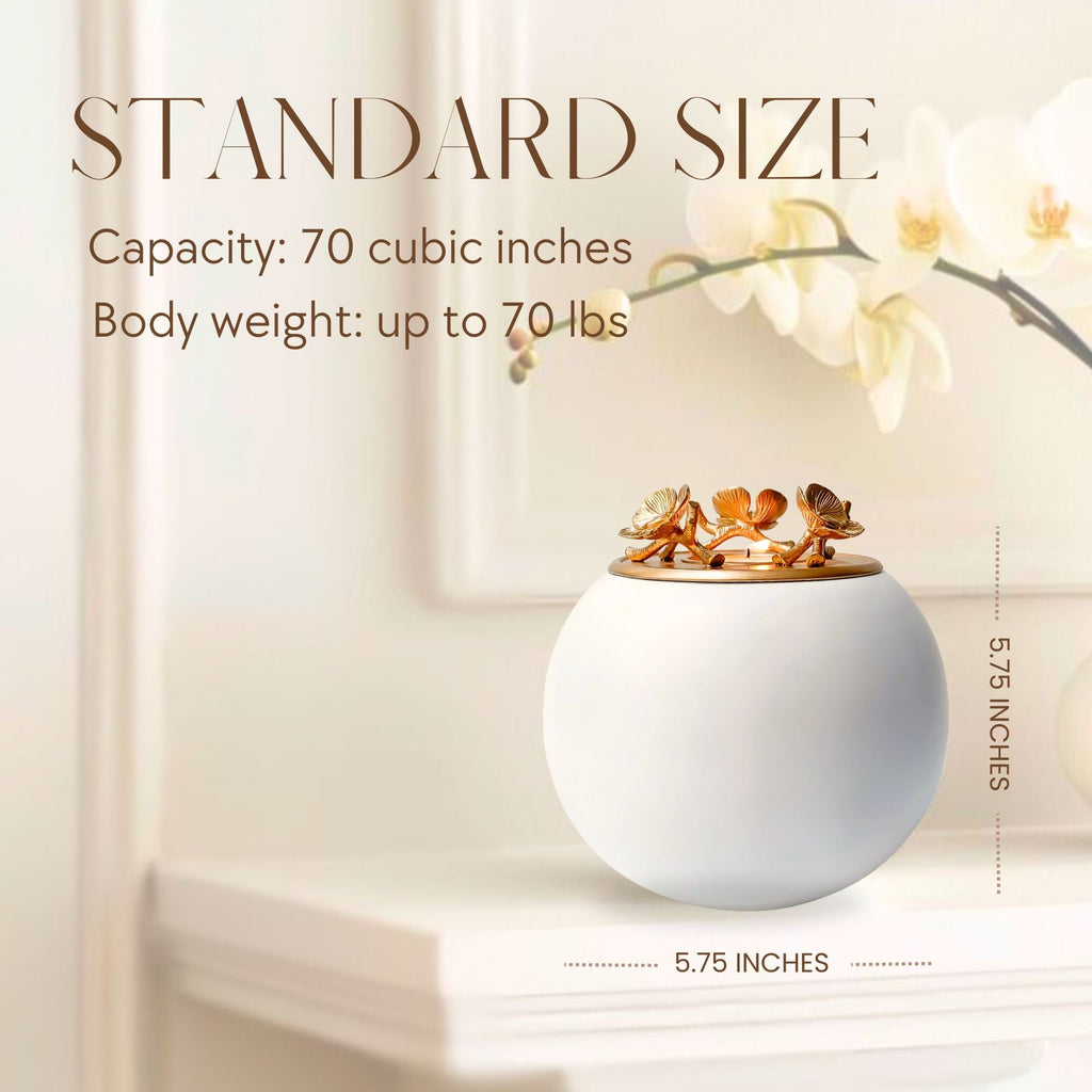 Orchid Urn for Loved ones [Keepsake Size] Handmade