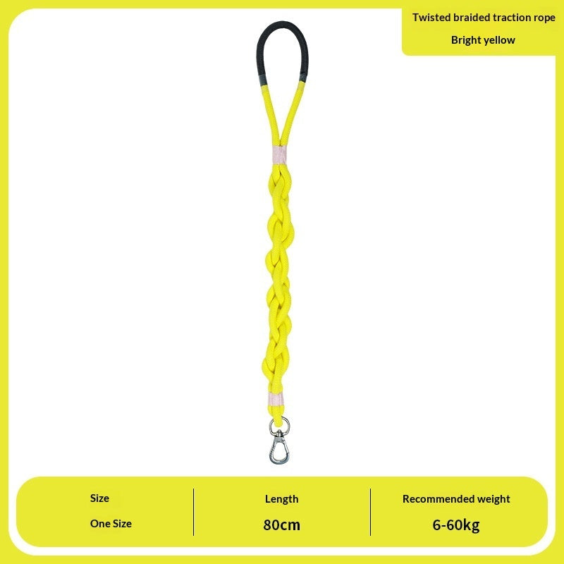 Handmade Woven Dog Leash | Polyester Fiber | 6 Colors