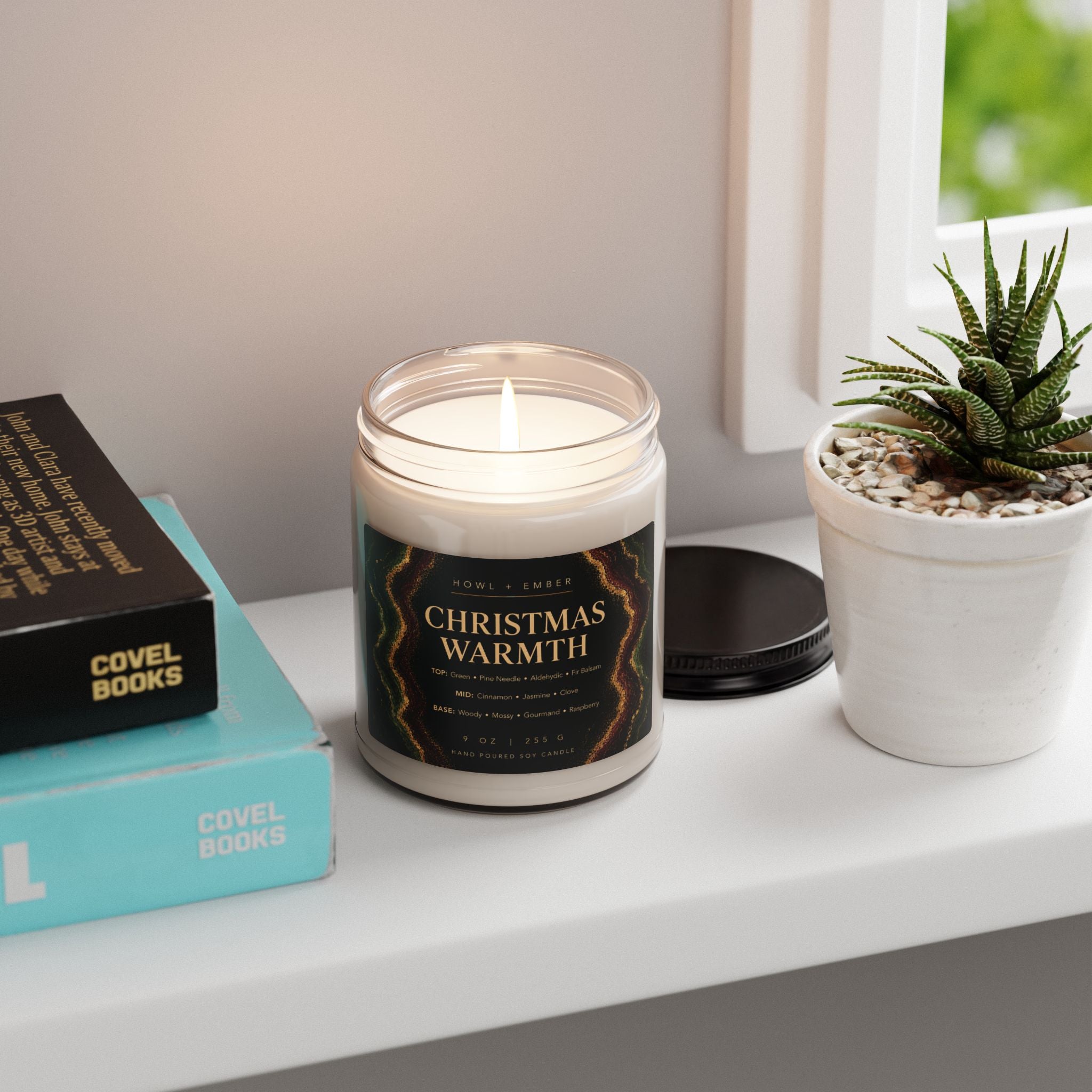Christmas warmth, 9oz Soy Candle