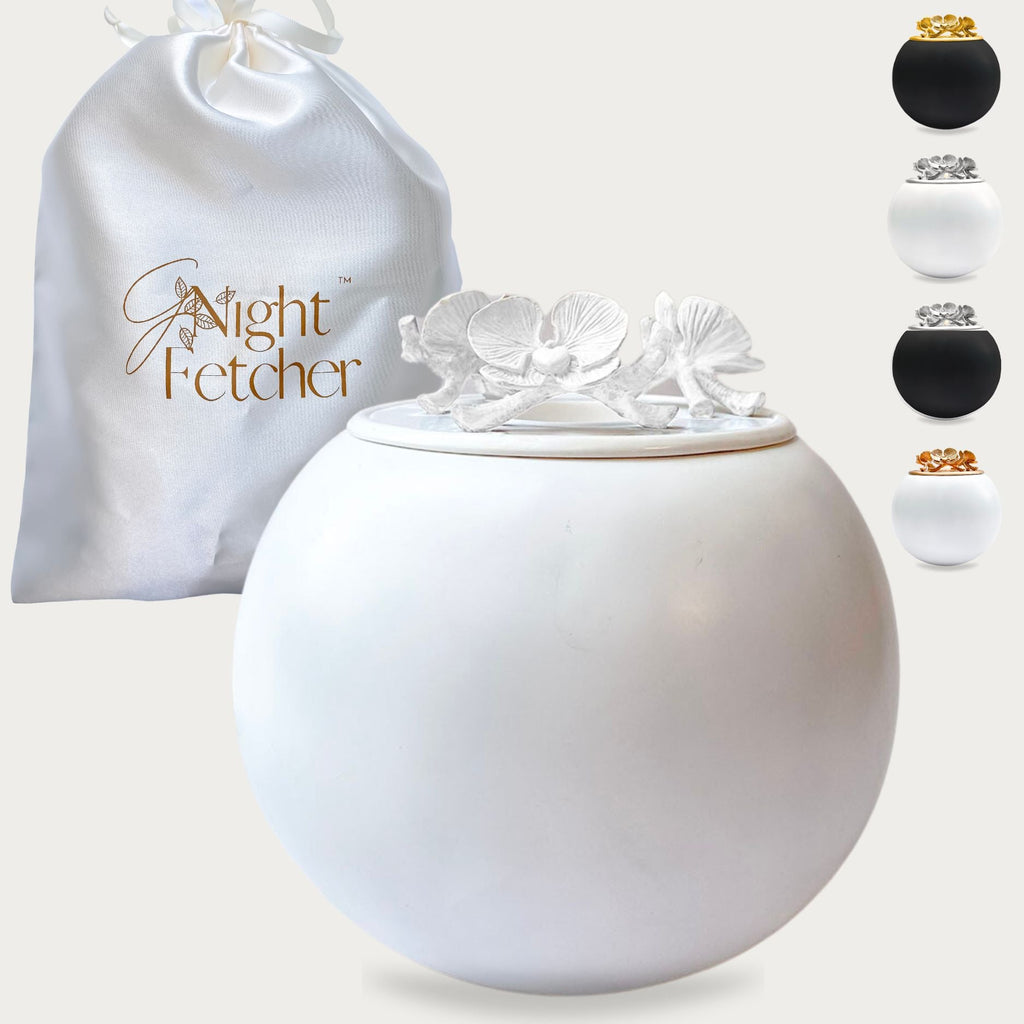 Orchid Urn for Loved ones [Keepsake Size] Handmade