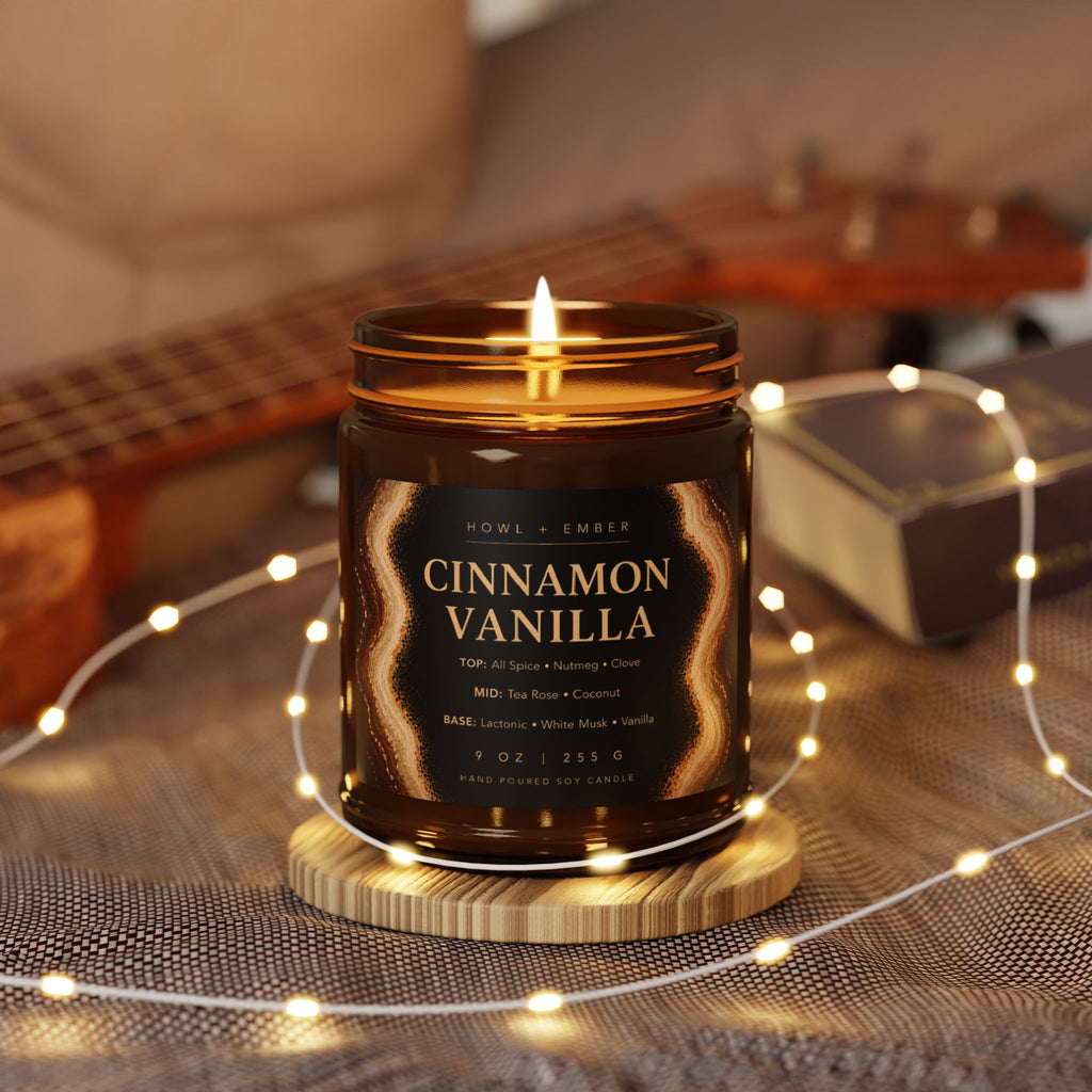 Cinnamon Vanilla, 9oz Soy Candle