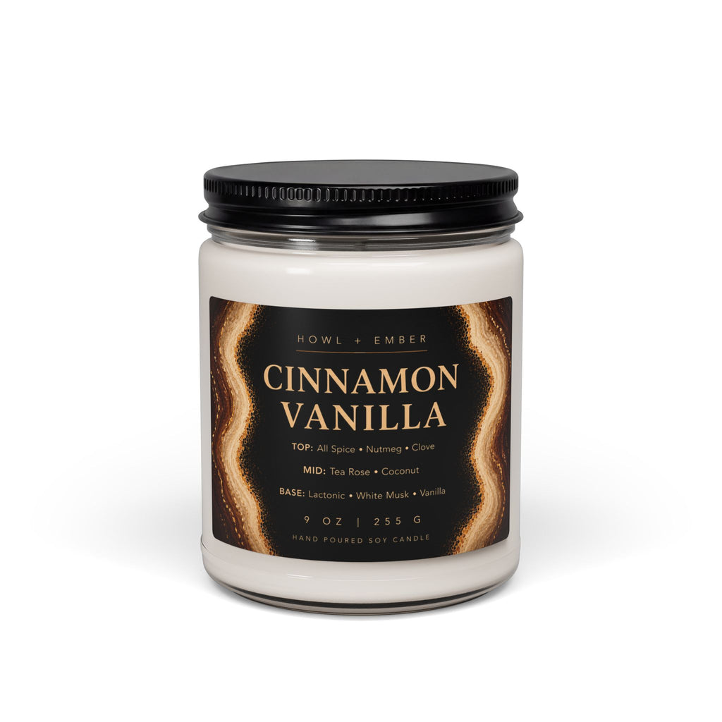 Cinnamon Vanilla, 9oz Soy Candle