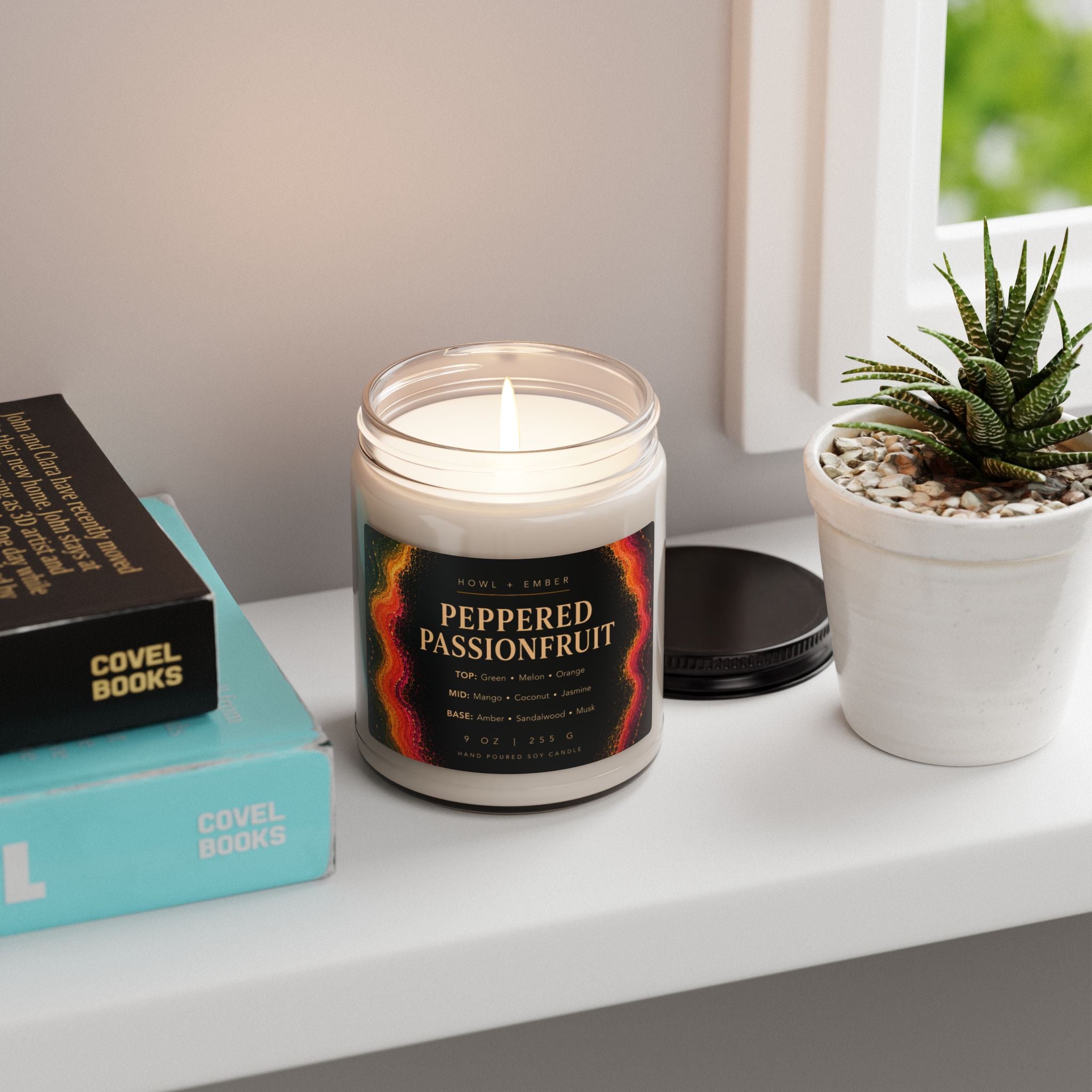 Peppered Passionfruit, 9oz soy candle