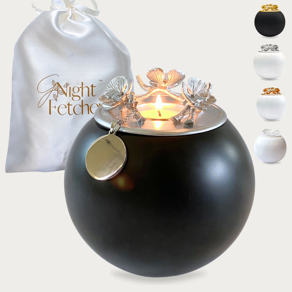 Orchid Urn for Dog & Pet Ashes - Handmade
