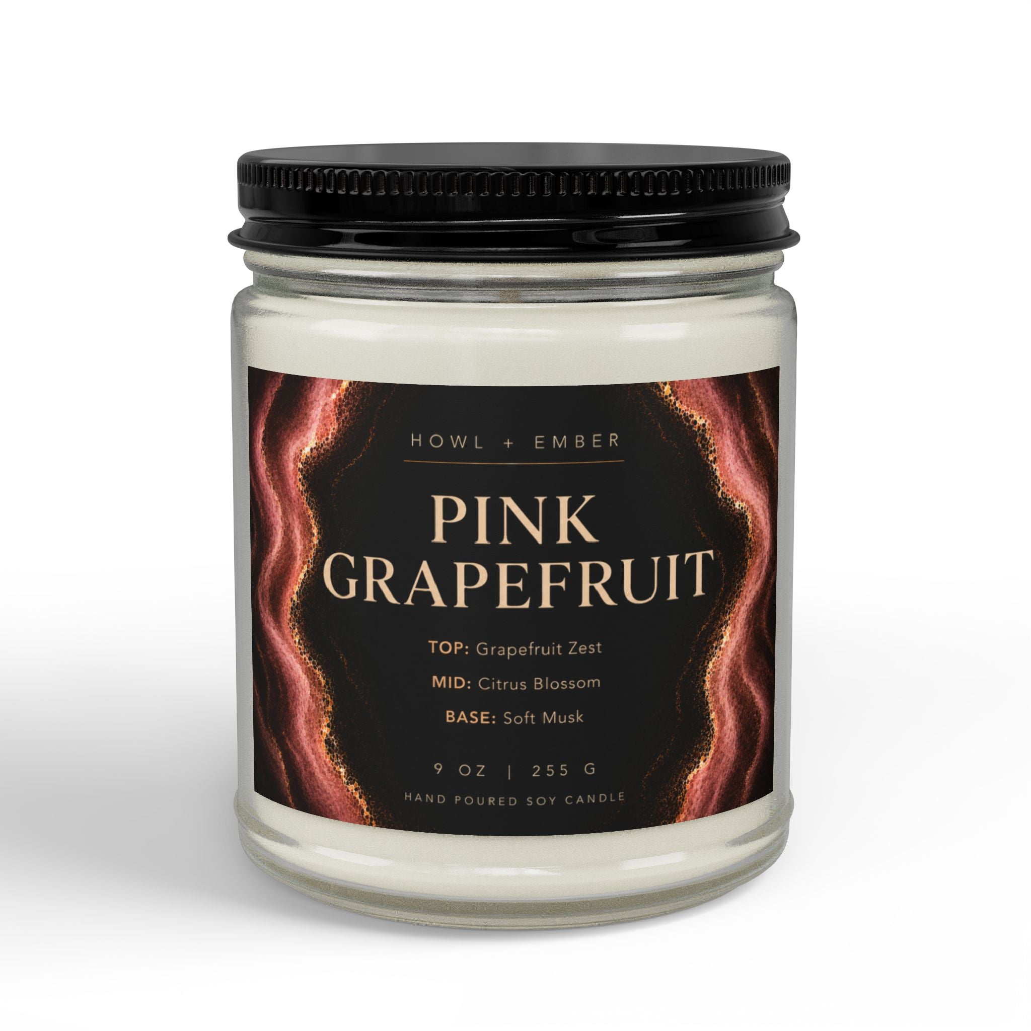 Pink Grapefruit, 9oz Soy Candle