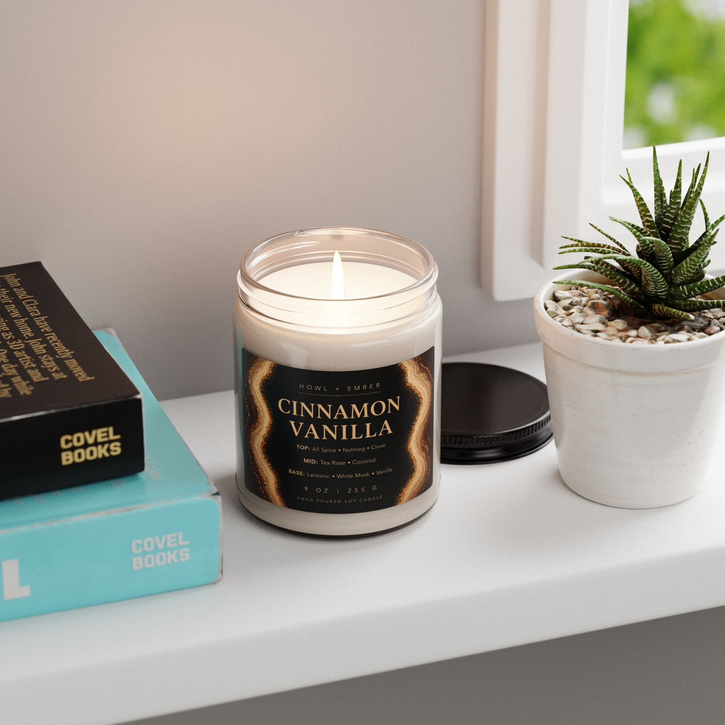Cinnamon Vanilla, 9oz Soy Candle