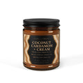 Coconut Cardamom + Cream, 9oz Soy Candle