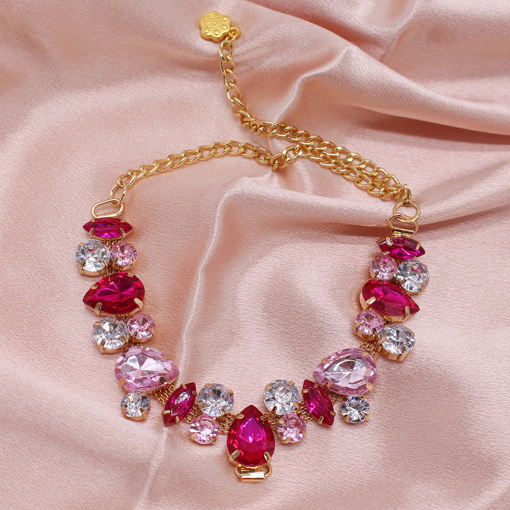 Cat & Dog Gem Pearl Princess Necklace | Pet Jewelry Collar Accessory