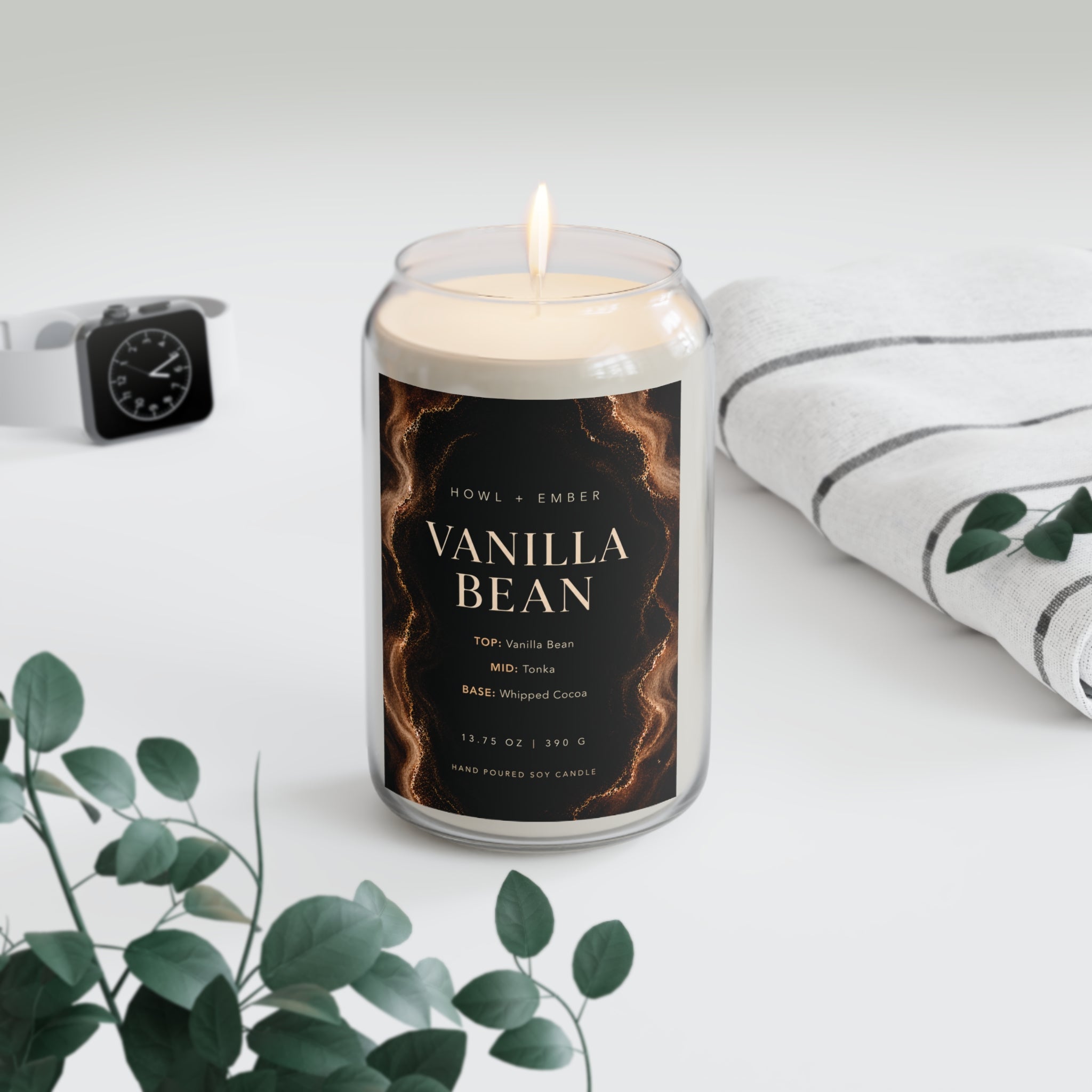 Vanilla Bean, 13.75oz Soy Candle