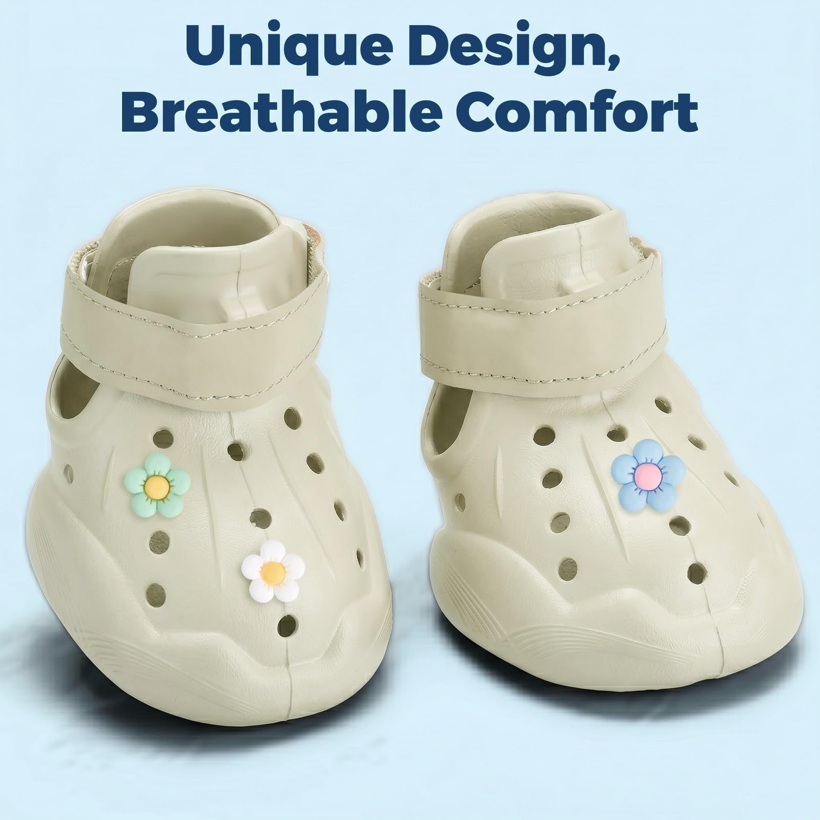 Dog Clog Boots | Waterproof Breathable Sandal Shoes for Dogs