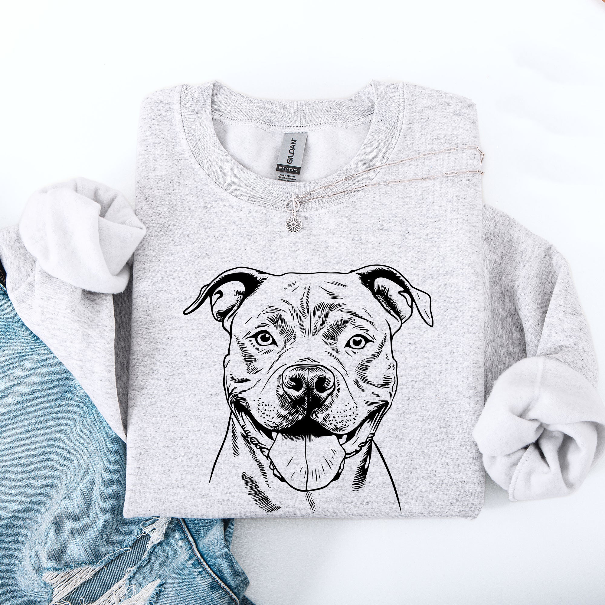 Pitbull, Pet, Dog Breed Sweatshirt