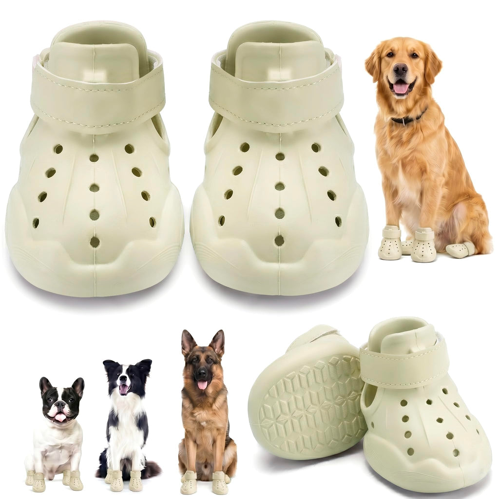 Dog Clog Boots | Waterproof Breathable Sandal Shoes for Dogs