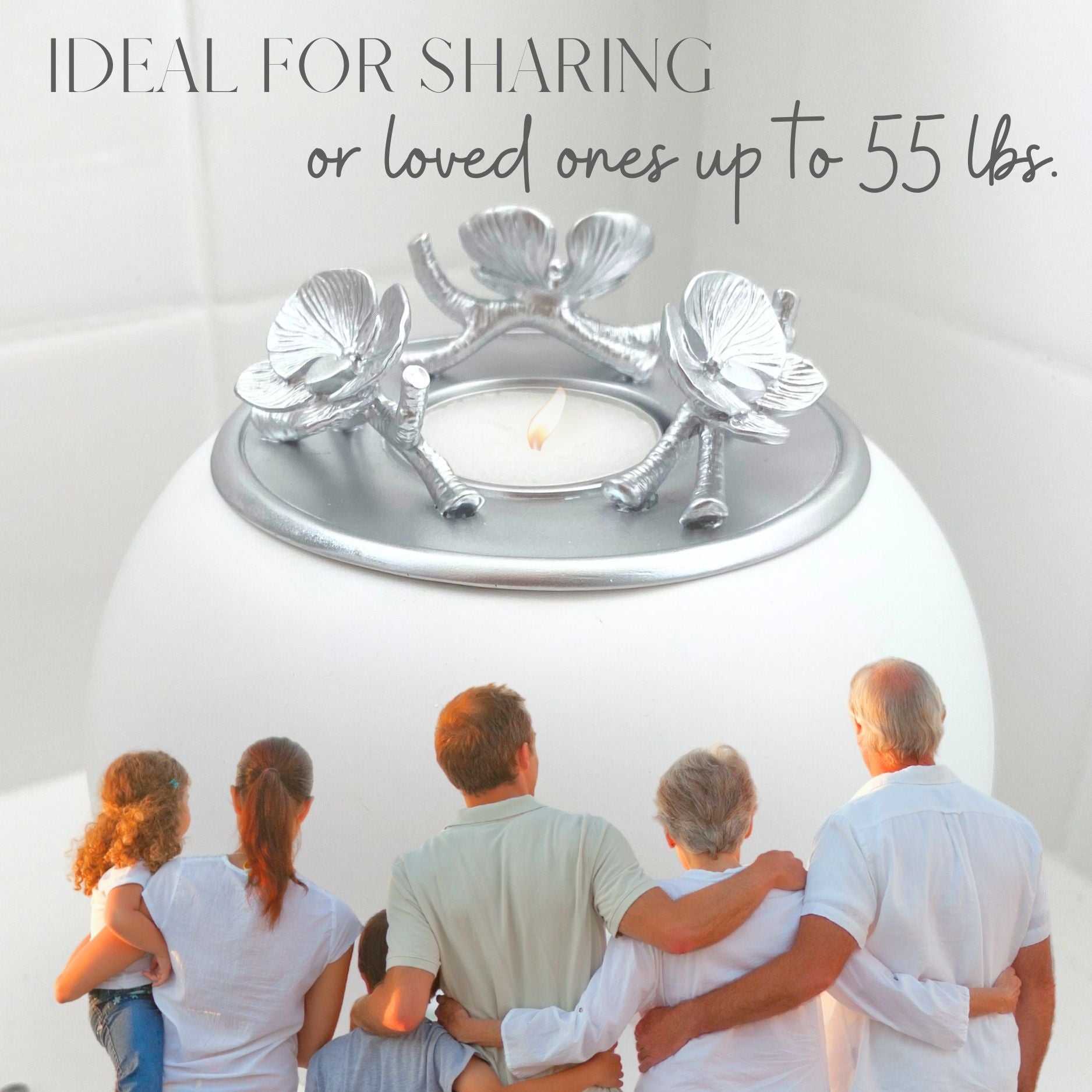 Orchid Urn for Loved ones [Keepsake Size] Handmade
