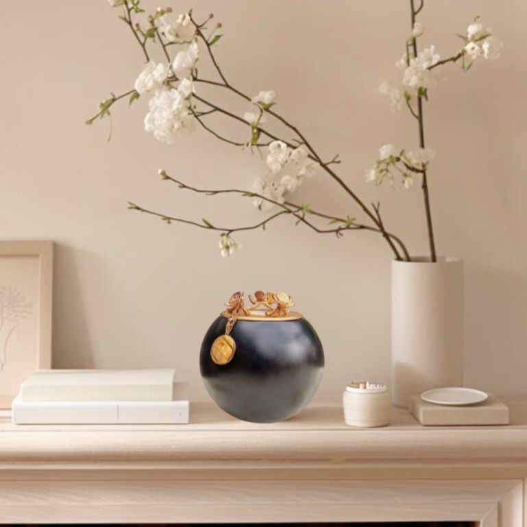 Orchid Urn for Loved ones [Keepsake Size] Handmade