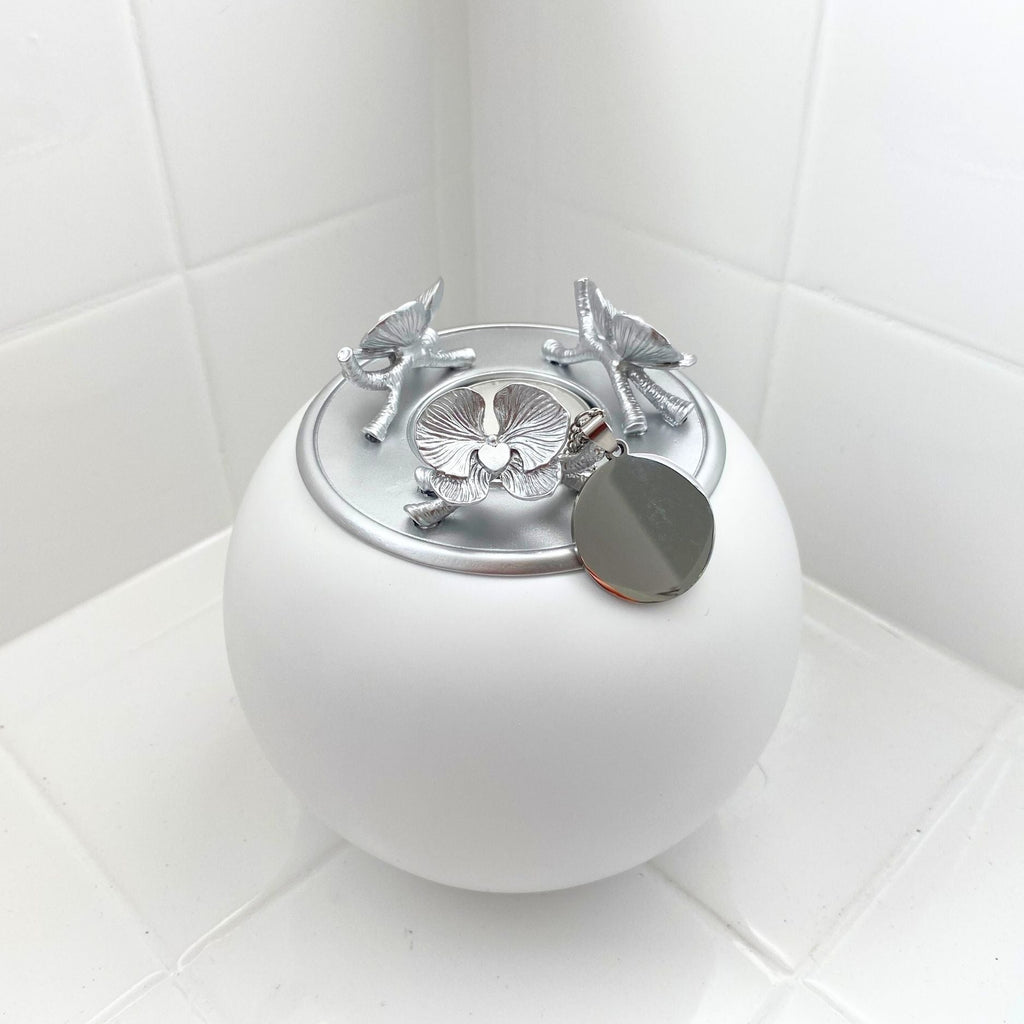 Orchid Urn for Loved ones [Keepsake Size] Handmade