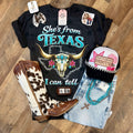 She’s From Texas I Can Tell | Boot Scootin’ Graphic T-Shirt