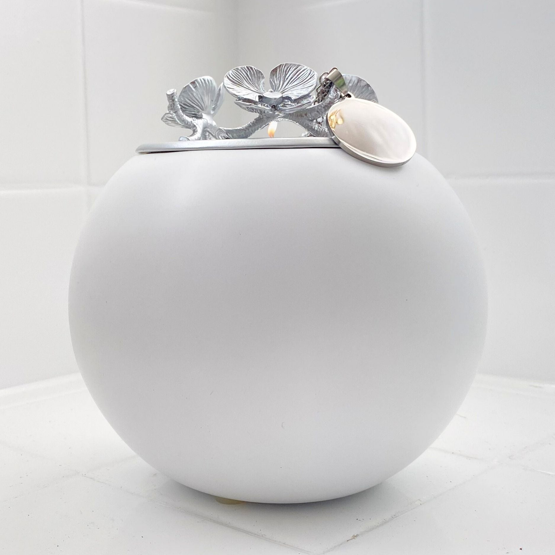 Orchid Urn for Loved ones [Keepsake Size] Handmade