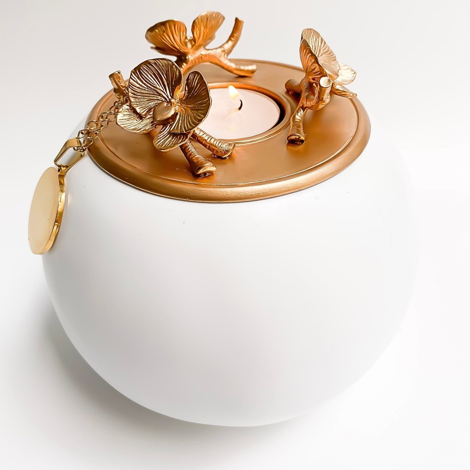 Orchid Urn for Loved ones [Keepsake Size] Handmade