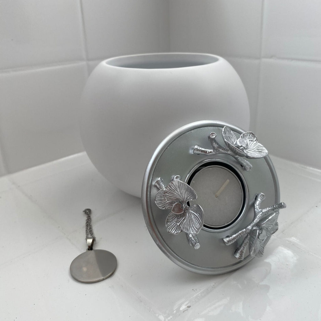 Orchid Urn for Loved ones [Keepsake Size] Handmade