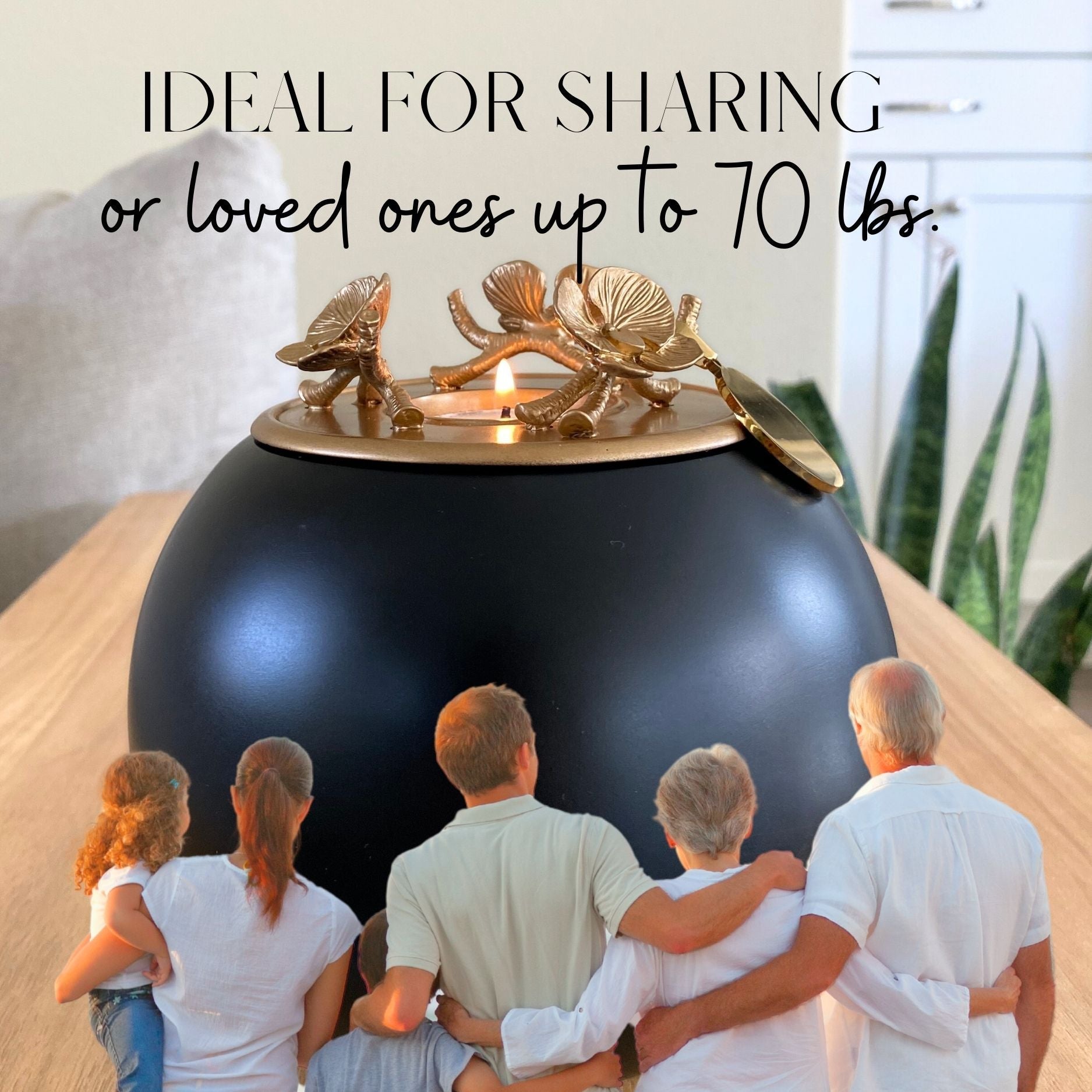 Orchid Urn for Loved ones [Keepsake Size] Handmade